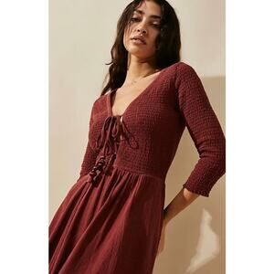Free People's Perfect Solution Maxi in Cinnamon: XS